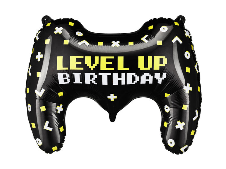 PartyDeco - Foil Balloon - Gamepad, 75x52 cm
