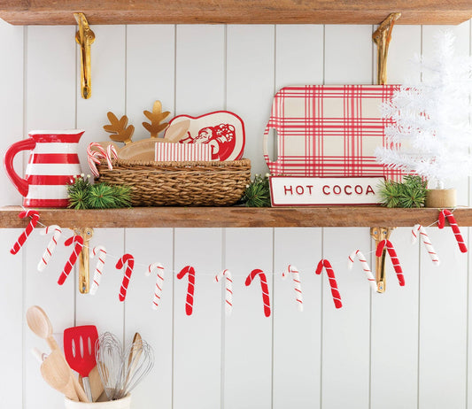 My Mind’s Eye - PLHB55 - Puffy Felt Candy Cane Banner