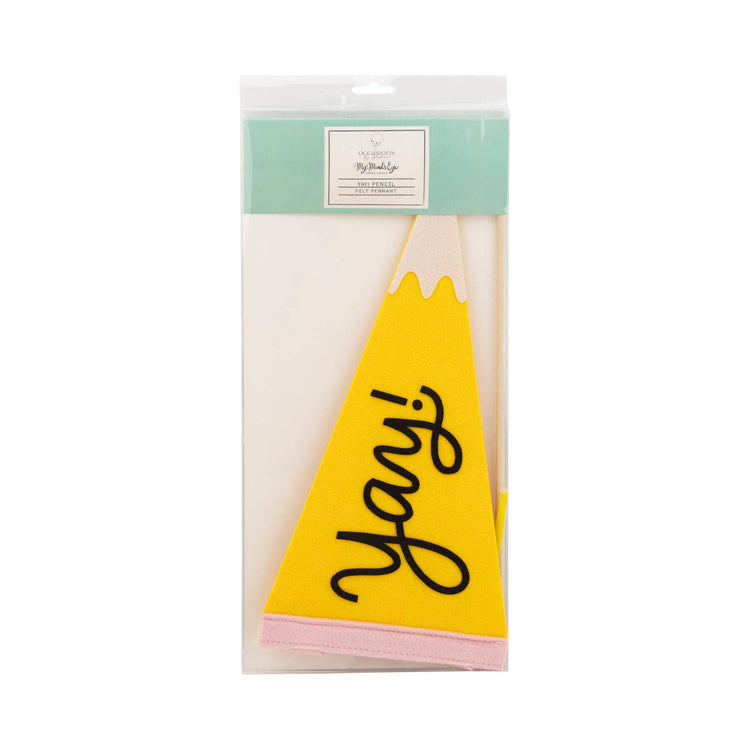 My Mind’s Eye - YGD1115 - Occasions by Shakira - Yay Pencil Felt Pennant