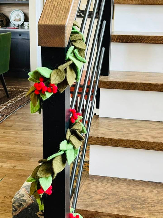 The Winding Road - Garland - Mistletoe - Christmas Decor