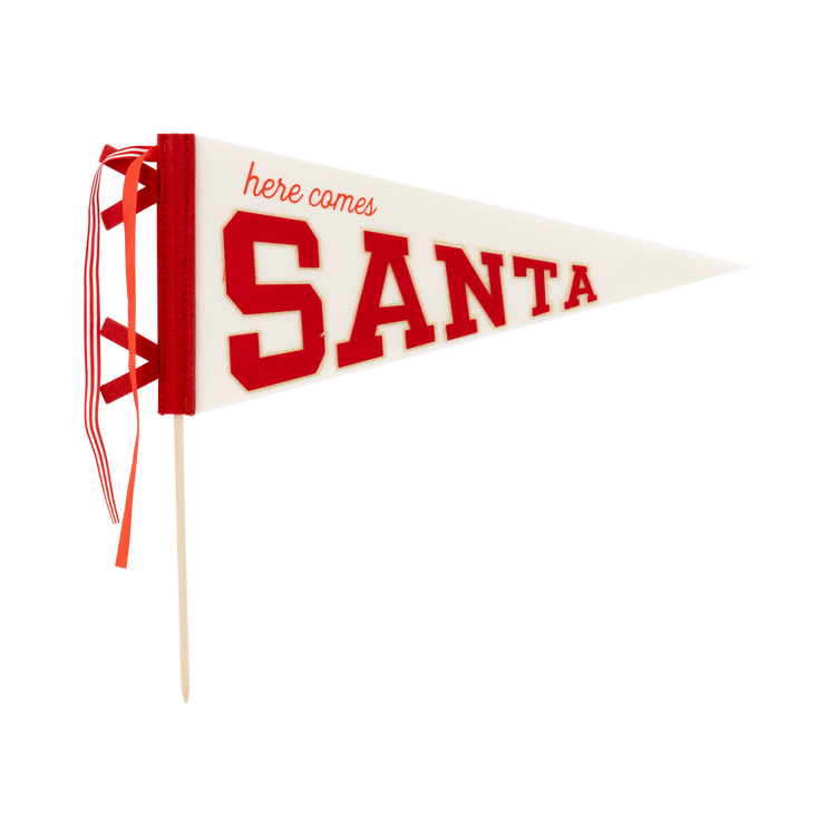 My Mind’s Eye - BEC1105 - Santa Felt Pennant Flag
