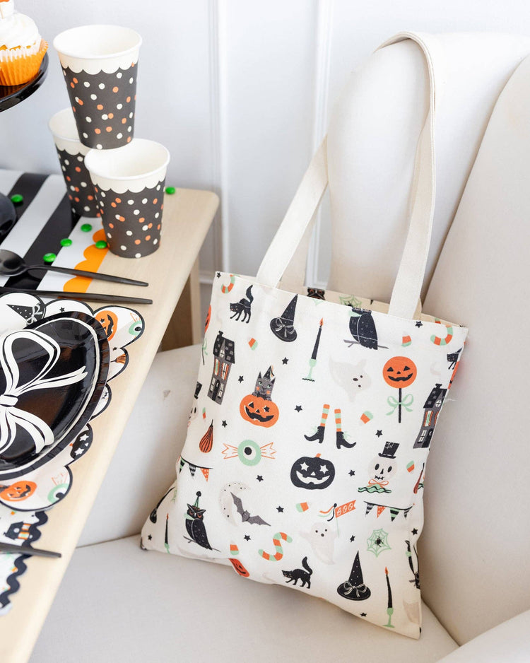 My Mind’s Eye - TTS1215 - Tricks & Treats Canvas Tote Bag