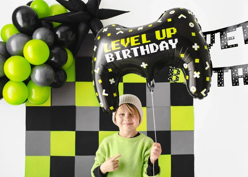 PartyDeco - Foil Balloon - Gamepad, 75x52 cm