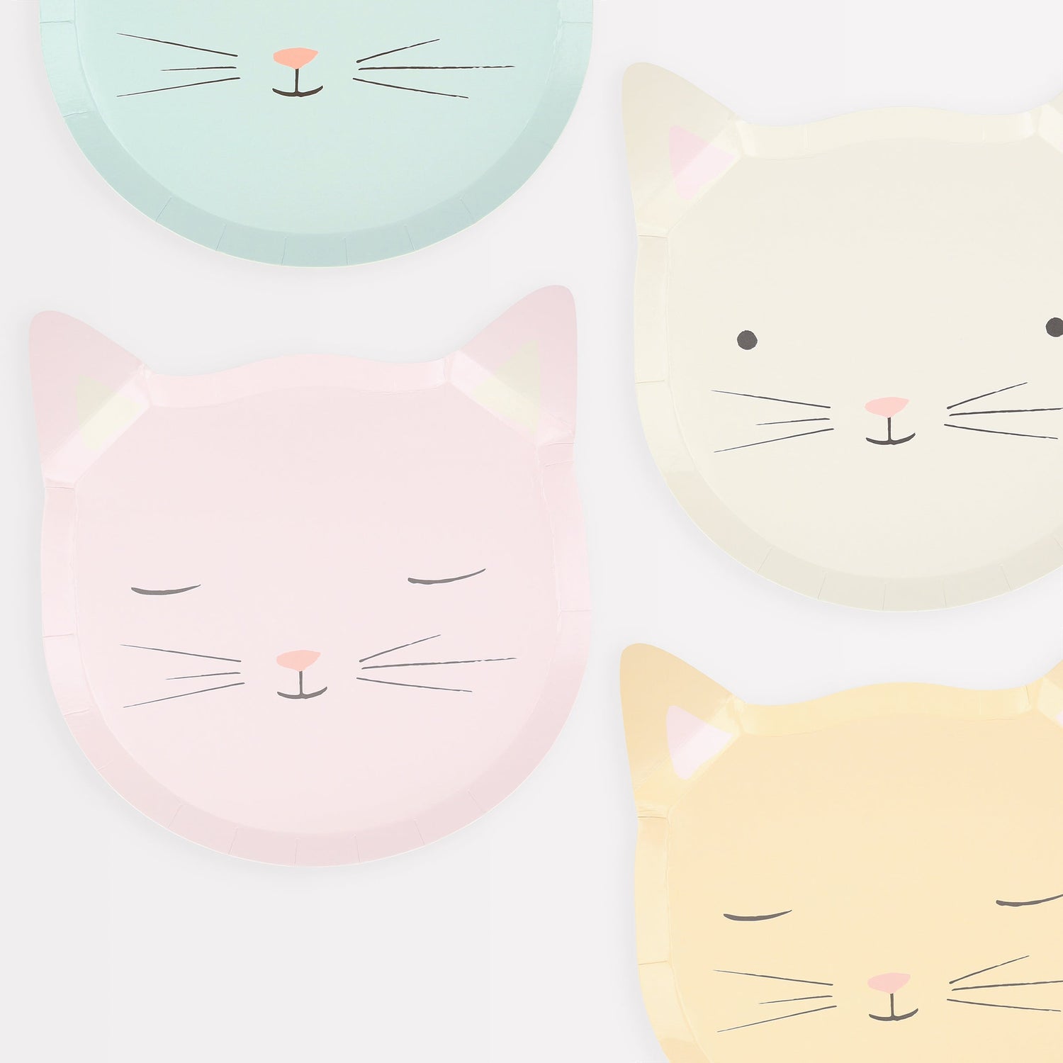 Cute Kitten Plates