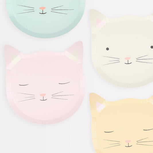 Cute Kitten Plates