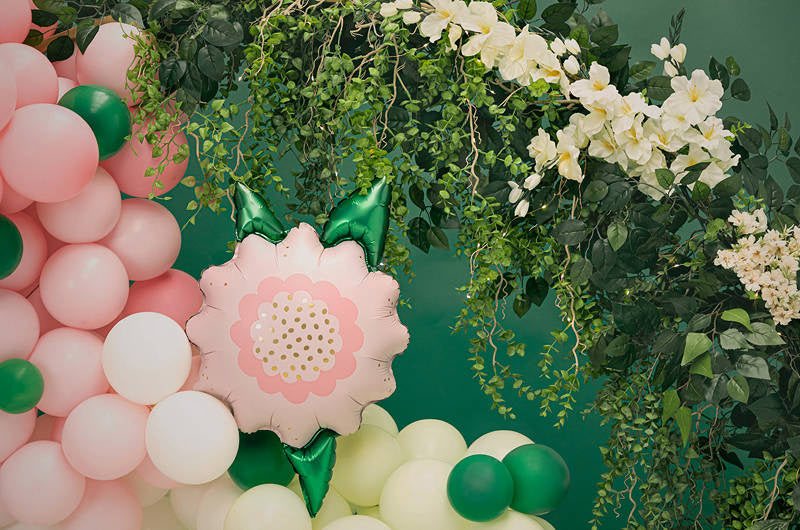 PartyDeco - Foil Balloon - Flower, 70x62 cm