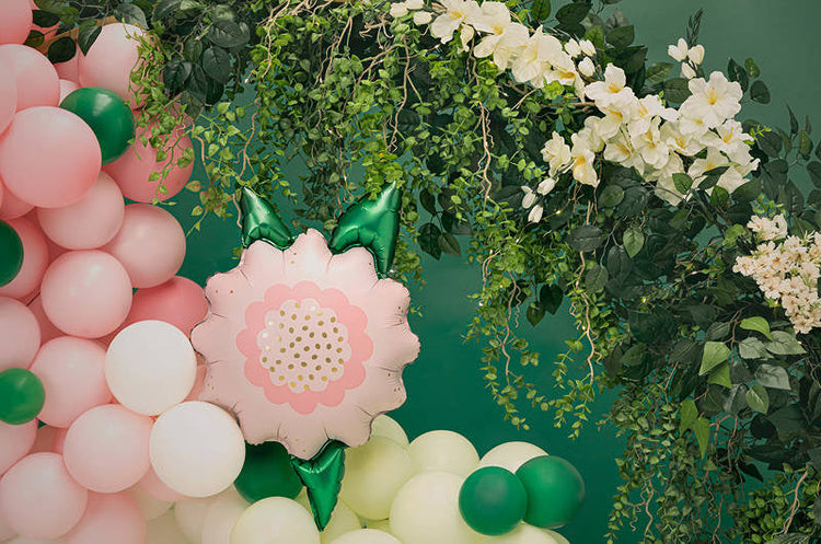PartyDeco - Foil Balloon - Flower, 70x62 cm