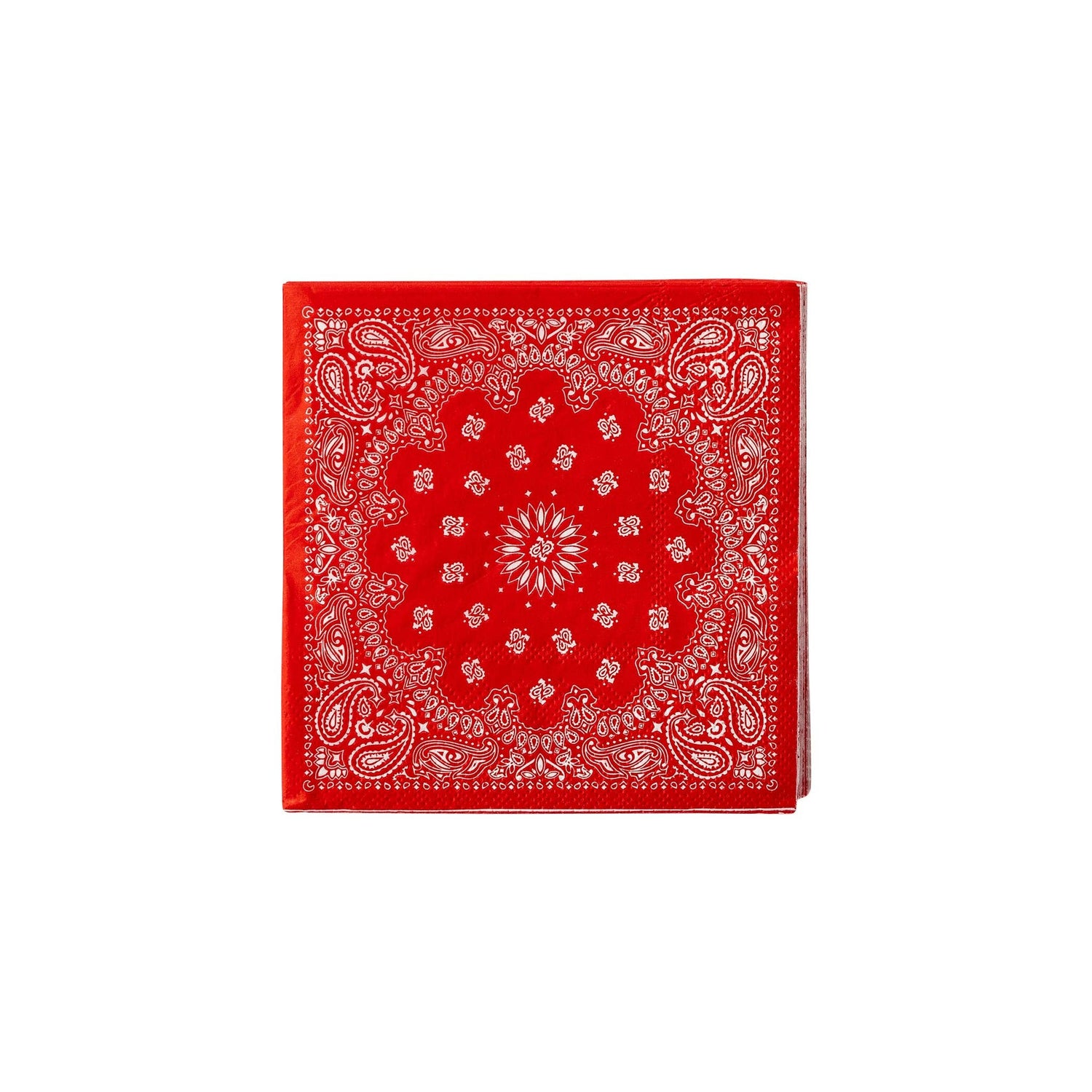 My Mind’s Eye - PLTS368T-MME - Bandana Cocktail Napkin Set - Cohasset Party Supply