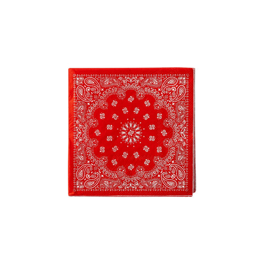 My Mind’s Eye - PLTS368T-MME - Bandana Cocktail Napkin Set - Cohasset Party Supply