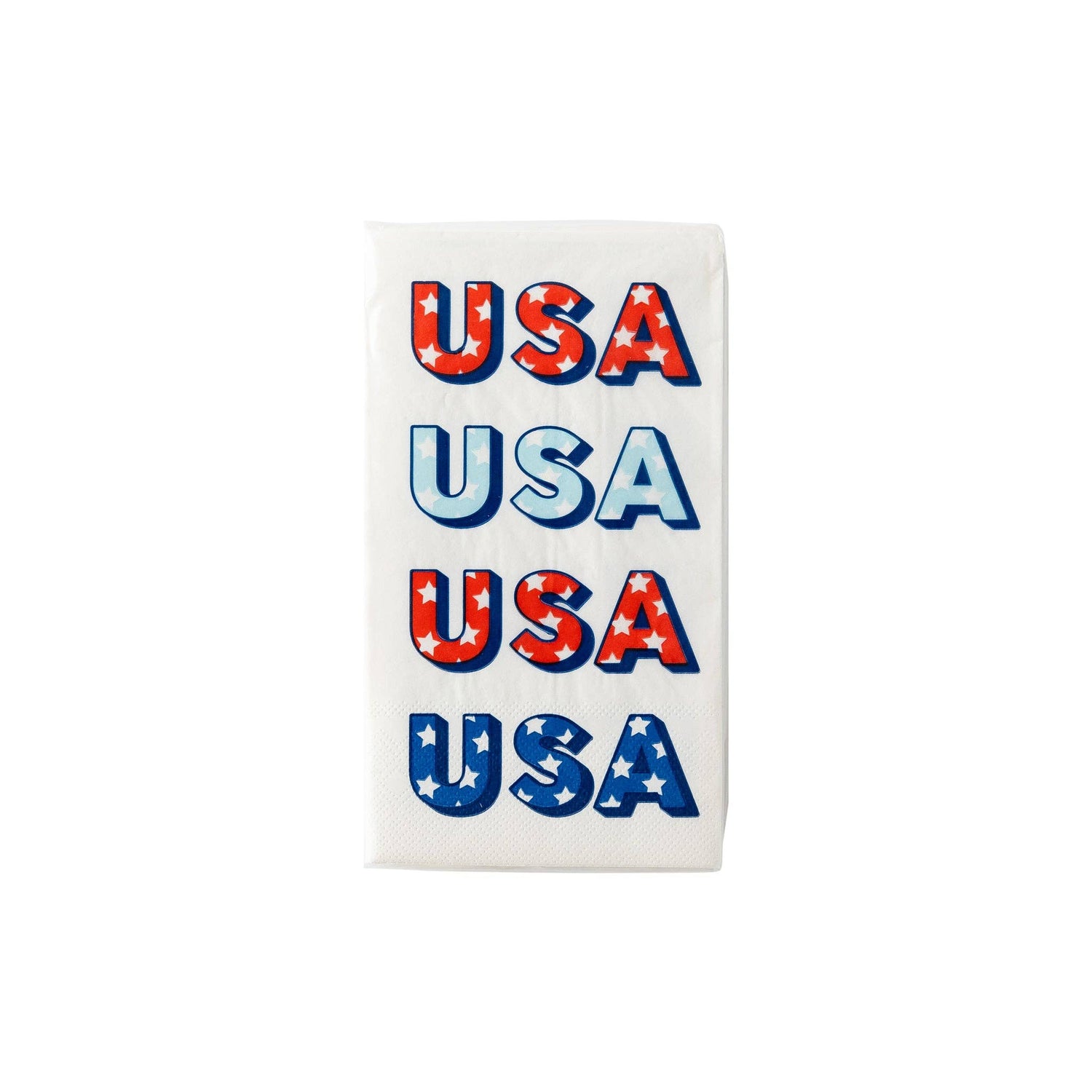 My Mind’s Eye - PLTS364D-MME - Worn USA Paper Guest Towel Napkin - Cohasset Party Supply