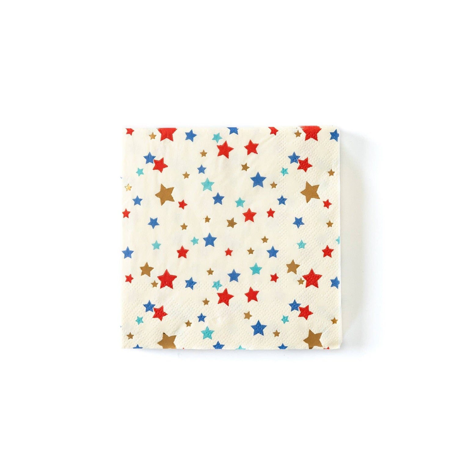 My Mind’s Eye - SSP838 - Gold Foiled Lots of Stars 5" Napkin - Cohasset Party Supply