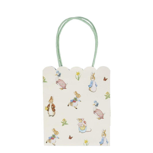 Peter Rabbit & Friends Party Bags, Set of 8 Beatrix Potter Character Favor Bags By Meri Meri, Perfect for Handing out Easter Treats! - Cohasset Party Supply