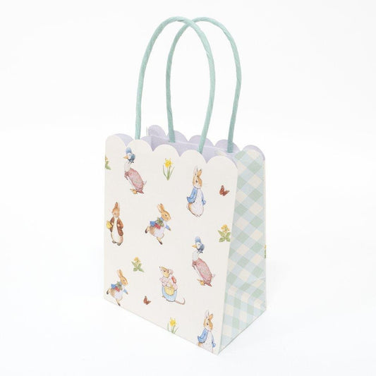 Peter Rabbit & Friends Party Bags, Set of 8 Beatrix Potter Character Favor Bags By Meri Meri, Perfect for Handing out Easter Treats! - Cohasset Party Supply