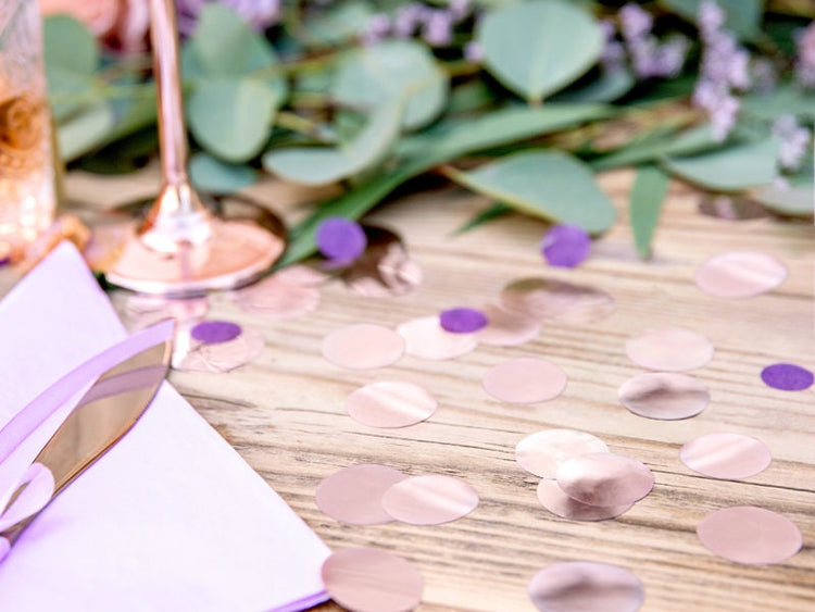 Rose Gold Party Confetti, Add the Perfect Touch of Rose Gold Sparkle To Your Next Party, 15 Grams - Cohasset Party Supply