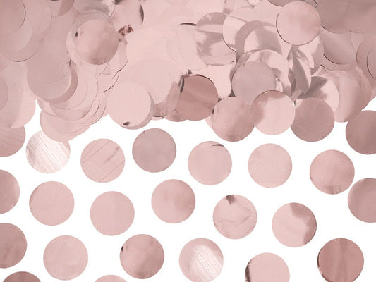 Rose Gold Party Confetti, Add the Perfect Touch of Rose Gold Sparkle To Your Next Party, 15 Grams - Cohasset Party Supply