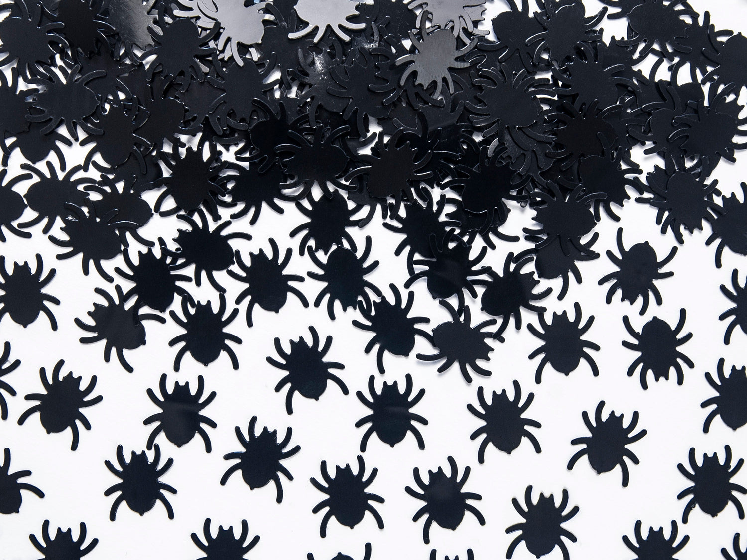 Black Spider Party Confetti, Add the Perfect Touch of Fun to Your Halloween Party with These Die-Cut Spider Confetti, 15 Grams - Cohasset Party Supply