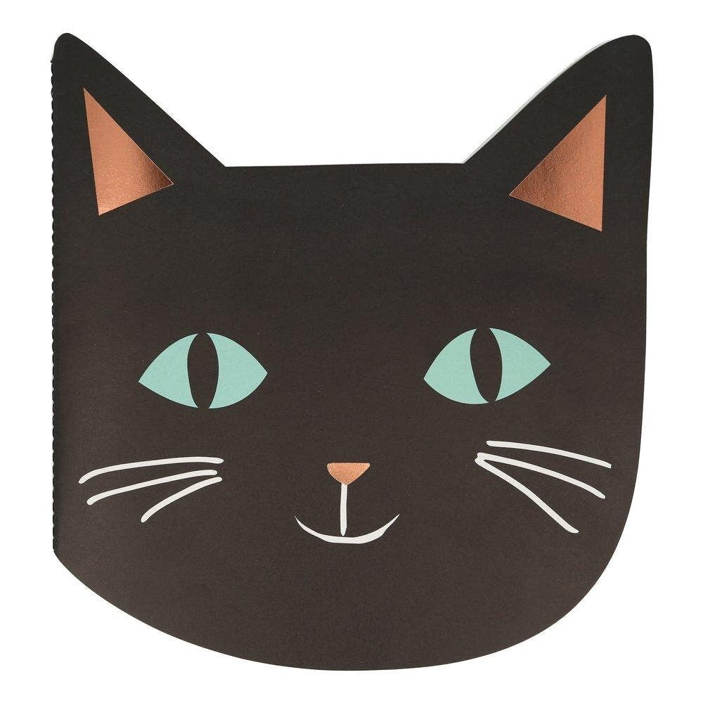 Black Cat Halloween Sticker and Coloring Book, Meri Meri Halloween Sticker and Sketch Book, Great Halloween Gift for Kids! - Cohasset Party Supply