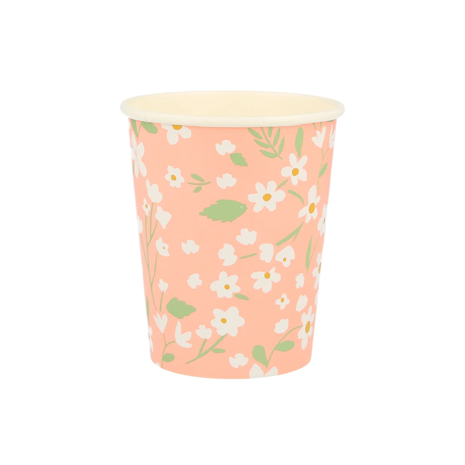 Ditsy Floral Cups, Set of 12 Large Floral Paper Cups in 4 Different Colors by Meri Meri - Cohasset Party Supply